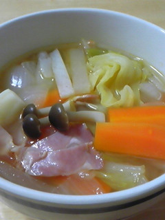 男の料理 凄く料理した気になる野菜スープ-レシピのメイン写真