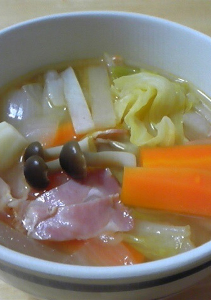 男の料理 凄く料理した気になる野菜スープ-レシピのメイン写真