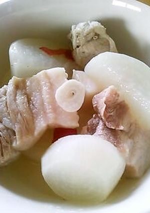 あっさりもいい！豚バラと大根の塩煮☆-レシピのメイン写真