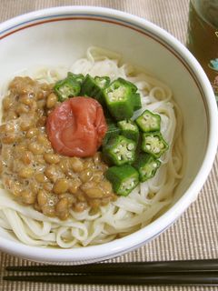 梅納豆うどん-レシピのメイン写真