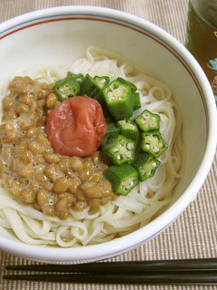 梅納豆うどん-レシピのメイン写真