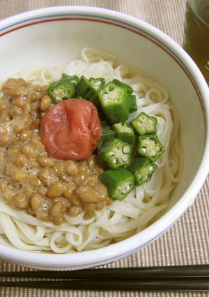 梅納豆うどん-レシピのメイン写真