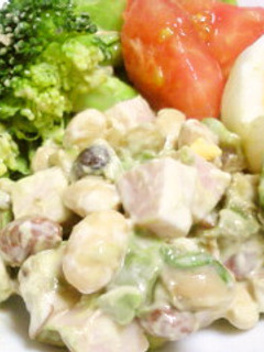 アボカドとお豆のサラダ-レシピのメイン写真