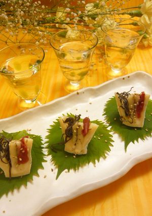 塩昆布と梅干しのカマンベールチーズ-レシピのメイン写真