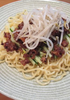 簡単♪おいしい♪ジャージャー麺♪-レシピのメイン写真