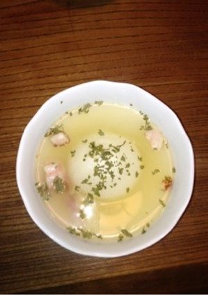 新玉ねぎ丸々簡単スープ-レシピのメイン写真
