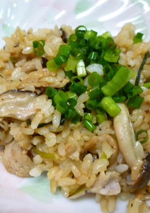 きのこと万能ネギの焼き飯♡-レシピのメイン写真