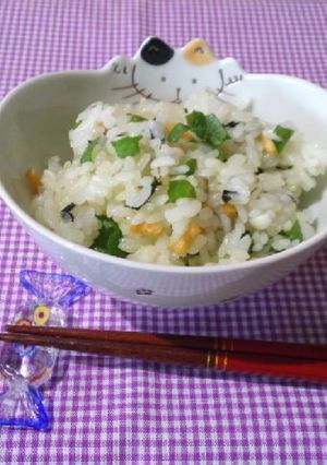 大葉とお茶漬けの素でさわやかごはん-レシピのメイン写真