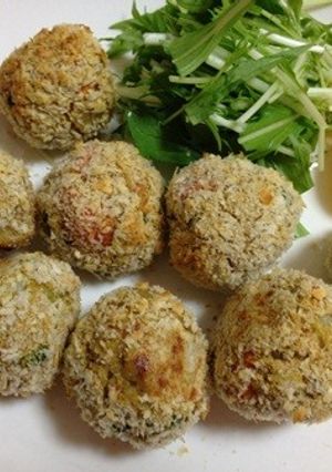 リメイク　ノンオイルおからカレーコロッケ-レシピのメイン写真