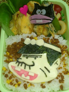 キャラ弁☆バカボンのパパ-レシピのメイン写真