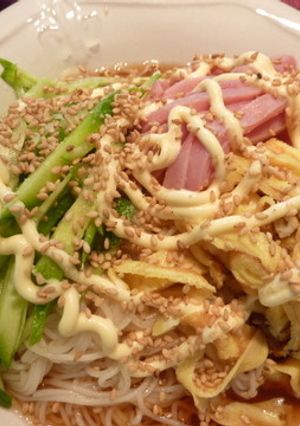 具沢山サラダそうめん-レシピのメイン写真