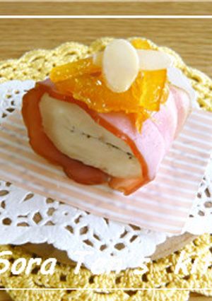 おつまみカマンベール　ベーコン＆オレンジ-レシピのメイン写真