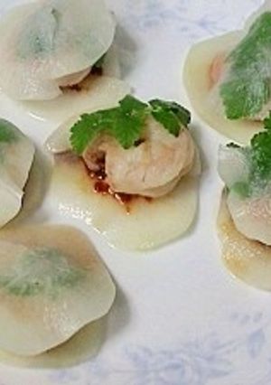 大根とエビのオードブル-レシピのメイン写真