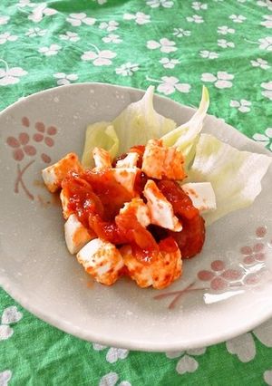 おうち居酒屋☆チャンジャ×クリチ和え-レシピのメイン写真
