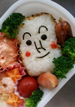 キャラ弁 ショクパンマン弁当-レシピのメイン写真