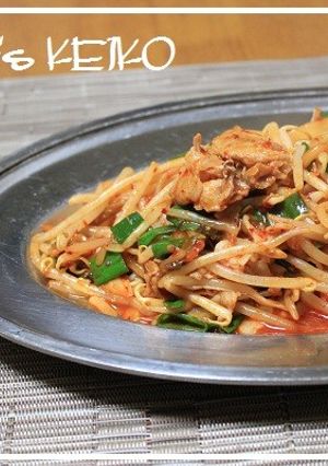 【農家のレシピ】もやしのキムチ炒め-レシピのメイン写真