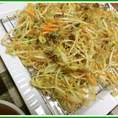 รูปของ 豆もやしとジャコのかき揚げ～驚きの旨さ♪