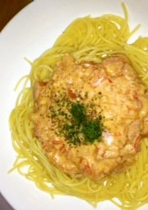 簡単★トマトクリームパスタ-レシピのメイン写真