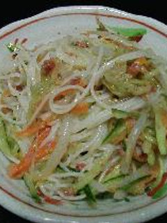 そうめんと野菜の梅和え-レシピのメイン写真