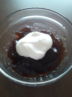 コーヒーゼリー ~生クリームを添えて~-レシピのメイン写真