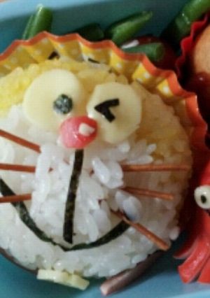 ドラえもんｵﾆｷﾞﾘキャラ弁当-レシピのメイン写真