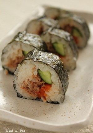 肉みそ入り海苔巻-レシピのメイン写真