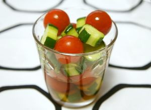 プチトマトと胡瓜のピクルスと言う名の酢物-レシピのメイン写真