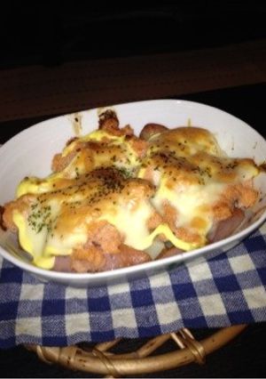 新ジャガで居酒屋風 明太子チーズポテト-レシピのメイン写真