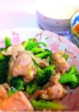 鶏肉とブロッコリーのネギ塩炒め-レシピのメイン写真
