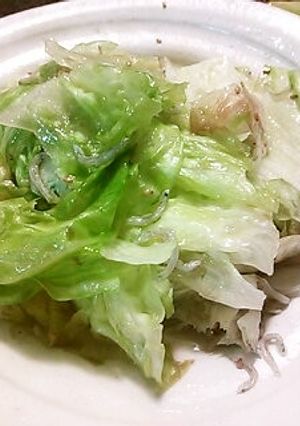 レタスとじゃこの炒め✳3分で出来ちゃう✳-レシピのメイン写真