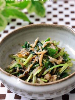 *三つ葉としらすの海苔辛子和え*-レシピのメイン写真