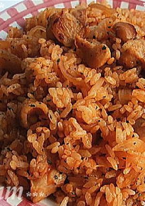 漬け込んだ鶏肉で作る☆チキンライス-レシピのメイン写真