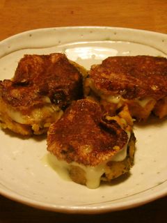 リメイクかぼちゃの煮物がチーズ焼き-レシピのメイン写真