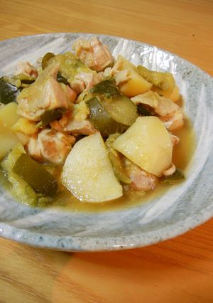 とろ～りズッキーニと鶏肉のコンソメ煮♬-レシピのメイン写真