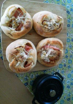 きたのかおりハムパン-レシピのメイン写真