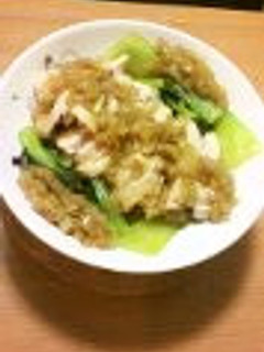 蒸し鳥の玉ねぎソースがけ-レシピのメイン写真