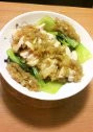 蒸し鳥の玉ねぎソースがけ-レシピのメイン写真