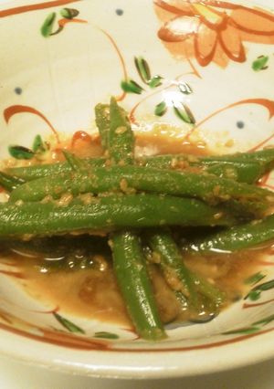☆いんげんの胡麻和え☆-レシピのメイン写真