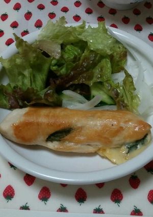 あっさり☆ささみの大葉チーズやき。-レシピのメイン写真