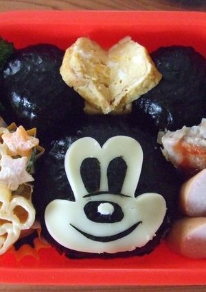 誰でも簡単！ミッキー弁当-レシピのメイン写真