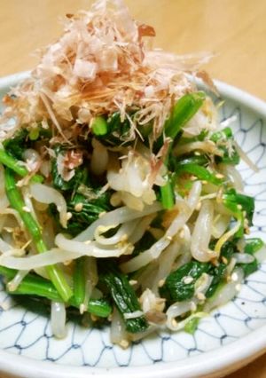 簡単☆もやしとほうれん草のおひたし-レシピのメイン写真