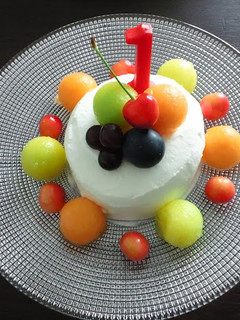 一歳の誕生日ケーキ(イチゴがなくても❤)-レシピのメイン写真