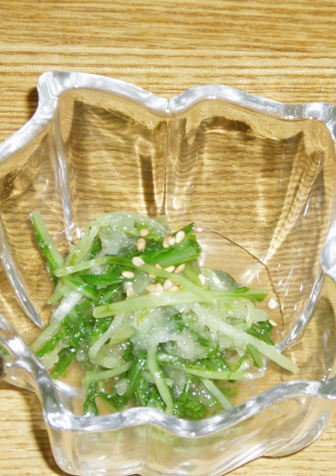 水菜のみぞれ和え-レシピのメイン写真