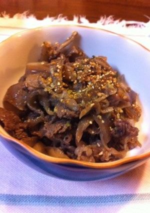 牛肉ときのこの甘辛煮.。.:*☆-レシピのメイン写真