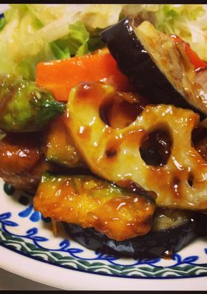 ☆簡単☆鶏肉と野菜の黒酢あん??-レシピのメイン写真