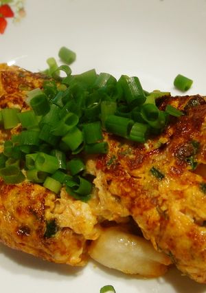 旨辛キムチーズたまご焼き♪-レシピのメイン写真