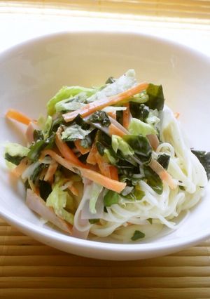 ♦ヘルシー♬サラダそうめん-レシピのメイン写真