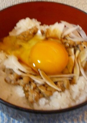 パパの納豆飯-レシピのメイン写真