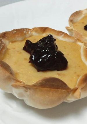 餃子の皮でスイーツ タルト風カタラーナ-レシピのメイン写真