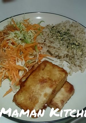 すし酢でさっぱり照焼き豆腐ステーキ-レシピのメイン写真